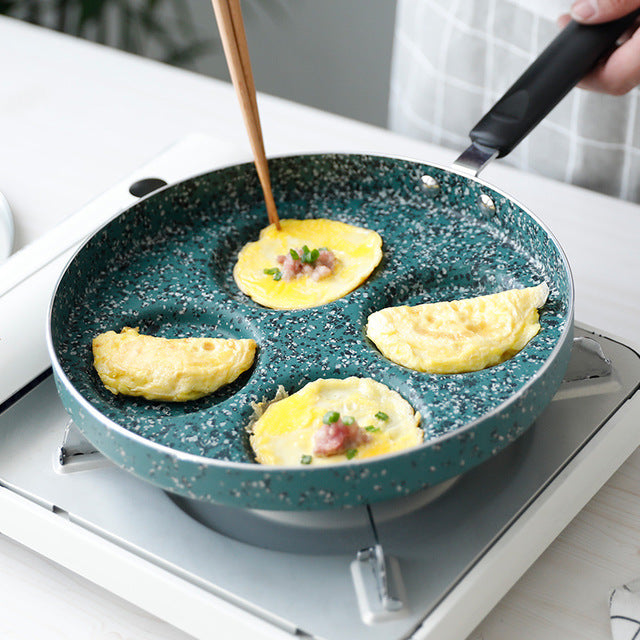 Four-hole Omelet PanBreakfast Grill Pan Cooking Pot